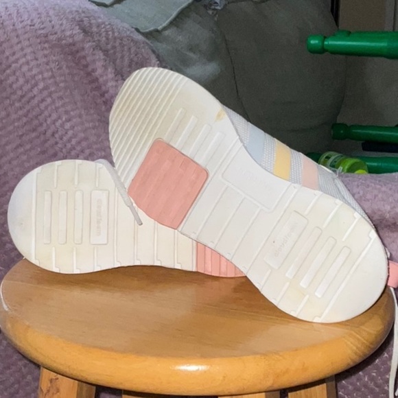 Adidas Pastel Pink and Blue Sneakers - Picture 3 of 4